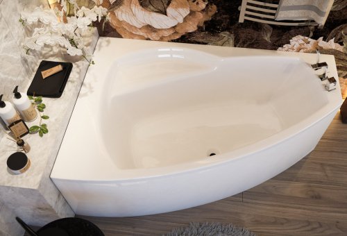 M-ACRYL Claudia aszimmetrikus akril kád