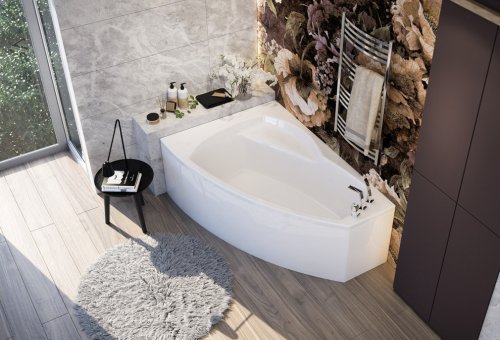 M-ACRYL Claudia aszimmetrikus akril kád